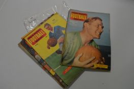 Charles Buchan's Football Monthly 1962 Jan, Feb, April, May, June & August Issues