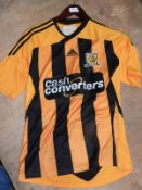 Hull City Home Shirt, Cash Convertors, Size:Medium - Large