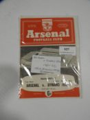 Arsenal vs Dynamo Kiev Friendly 1961-62