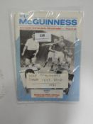 Wilf McGuinness Signed Testimonial Programme 1990