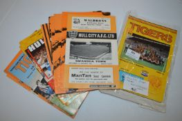 Twenty Mixed 1960's, 70's and 80's Hull City Programmes