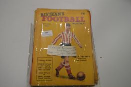 Seven Copies of Charles Buchan's Football Monthly 1953