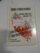 Football Association XI vs Army Physical Training Corps 1946