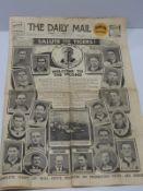 Issue of Hull Daily Mail Promotion Souvenir 2nd May 1949