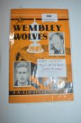 Wolves 1949 FA Cup Final Souvenir Programme