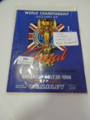 Original World Cup Final Programme England vs West Germany 1966