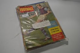 Twelve Copies of Charles Buchan's Football Monthly 1960