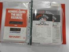 Manchester United Review with Many Autographs