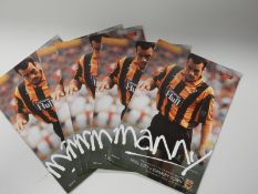Box of Neil Mann Testimonial Match 2003 Hull City vs Grimsby Town Programmes