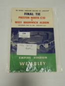 1954 FA Cup Final Preston North End vs West Bromwich Albion