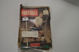 Eighteen Copies of Charles Buchan's Football Monthly 1956
