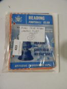 Ten Assorted 1960's Small Programme Editions