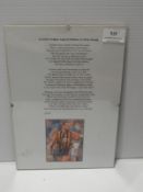 *Framed & Signed Tribute to Peter Swan