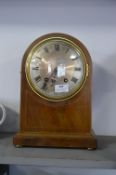 Mahogany Cased Mantel Clock