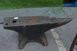 Large Cast Iron Blacksmiths Anvil