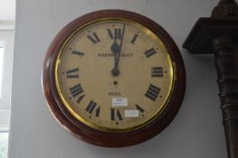 Hull Office Wall Clock by Barnby & Rust
