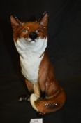 Large Beswick Fox (30cm Tall)