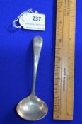 Hallmarked Silver Ladle - Sheffield 1937, approx 25g