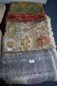 Three Victorian Paisley Shawls