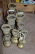 Assortment of Victorian Brass Weights