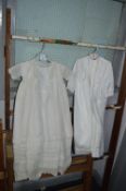 Two Children's Vintage Christening Gowns