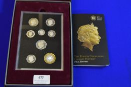 Royal Mint Silver Proof Set - The Fourth Circulating Coinage Portrait