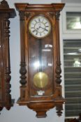 Mahogany Cased Wall Clock