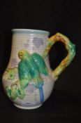 Clarice Cliff Budgerigar Jug