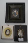 Three Framed Miniatures