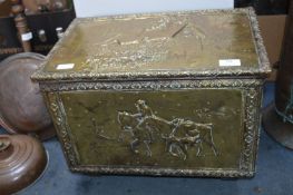 Brass Slipper Box