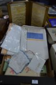 Box of Tablecloths and Linens