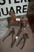 Wooden Moulding Plane and Other Vintage Tools