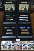 Four Boxes of Atlas Editions Mini Trains; Orient Express, etc.