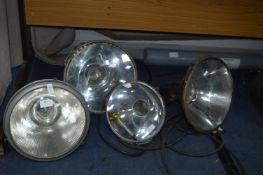 Four Vintage Photography Lights
