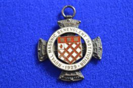 Silver Masonic Pendant - Birmingham 1928, approx 16g