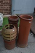 Three Tall Chimney Pots
