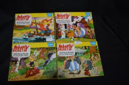 Four Asterix Jigsaw Puzzles by Whitman