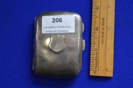 Silver Gilt Cigarette Case - Hallmarked Birmingham 1923, appro 40g gross (Some Dents)