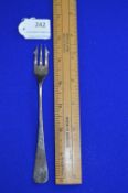 Hallmarked Silver Pickle Fork - Sheffield 1910, approx 19g