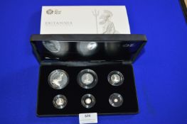 Royal Mint Britannia 2014 Six Coin Silver Proof Set