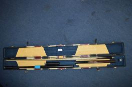 Cased Snooker Cue by O'Min Cues