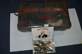 Cigar Box and Contents of Collectibles; Brass Nutcrackers, Bottle Openers, etc...