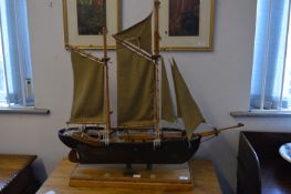 Scratch Built Wooden Model Ship of the Puffin