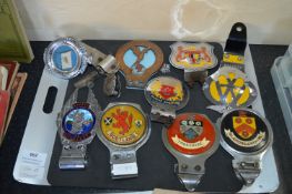 Collection of Car Badges Including RAF