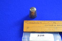 Silver Thimble - Birmingham 1898, approx 2.5g