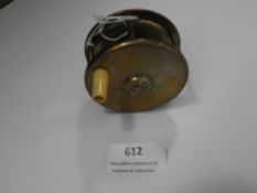 Brass Fly Reel by Army & Navy Stores Victoria London