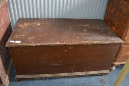 Victorian Pine Blanket Box