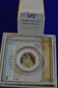 Royal Mint Beatrix Potter Mrs Tittlemouse 2018 50p Silver Proof Coin