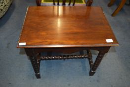 Bobbin Turned Mahogany Side Table