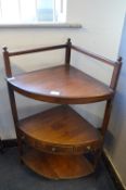 Mahogany Corner Whatnot